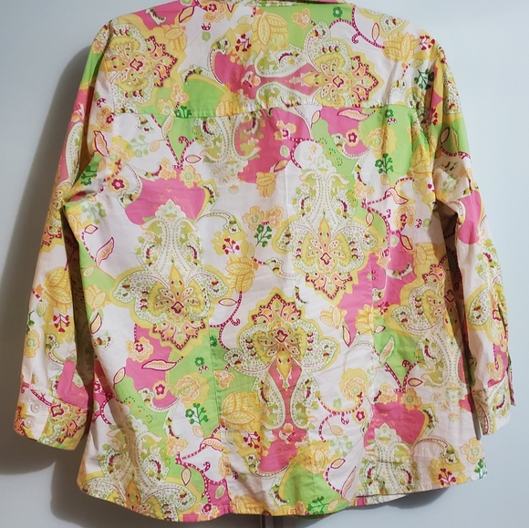 Pappagallo Button Down Sz XL EUC - Picture 2 of 10